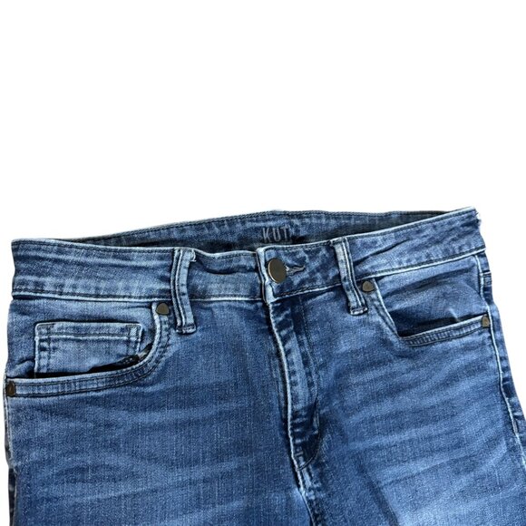 Kut From The Kloth Jeans 6P High Rise Toothpick Skinny Distressed Rips - Picture 4 of 8